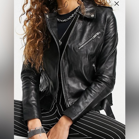 Barneys New York Jackets & Blazers - Barneys 100% sheep leather